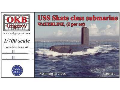 Uss Skate Class Submarine,waterline, (2 Per Set) - image 1
