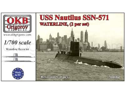 Uss Nautilius Ssn-571,waterline, (2 Per Set) - image 1