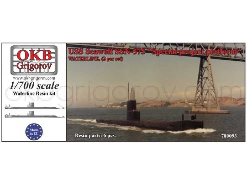 Uss Seawolf Ssn-575, Special Project Platform,waterline, (2 Per Set) - image 1