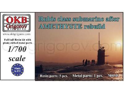 Rubis Class Submarine After Amethyste Rebuild - image 1