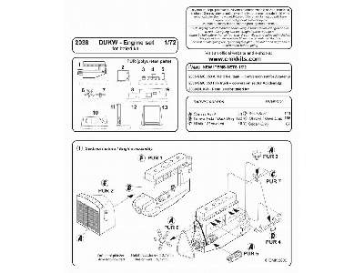 DUKW - Engine set for Italeri kit - image 2