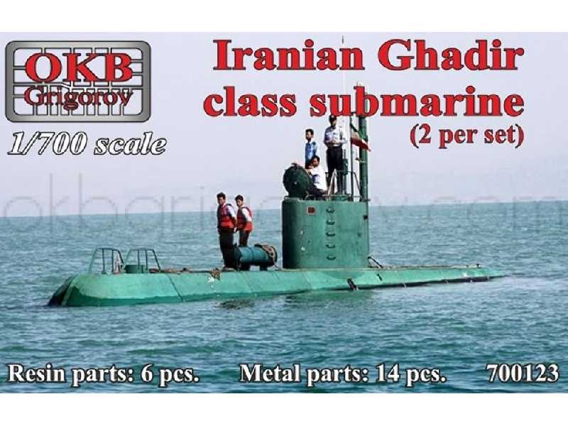 Iranian Ghadir Class Submarine (2 Per Set) - image 1 Iranian Ghadir Class Submarine (2 Per Set) - image 1