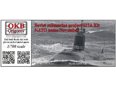 Soviet Submarine Project 627a Kit (Nato Name November) - image 1