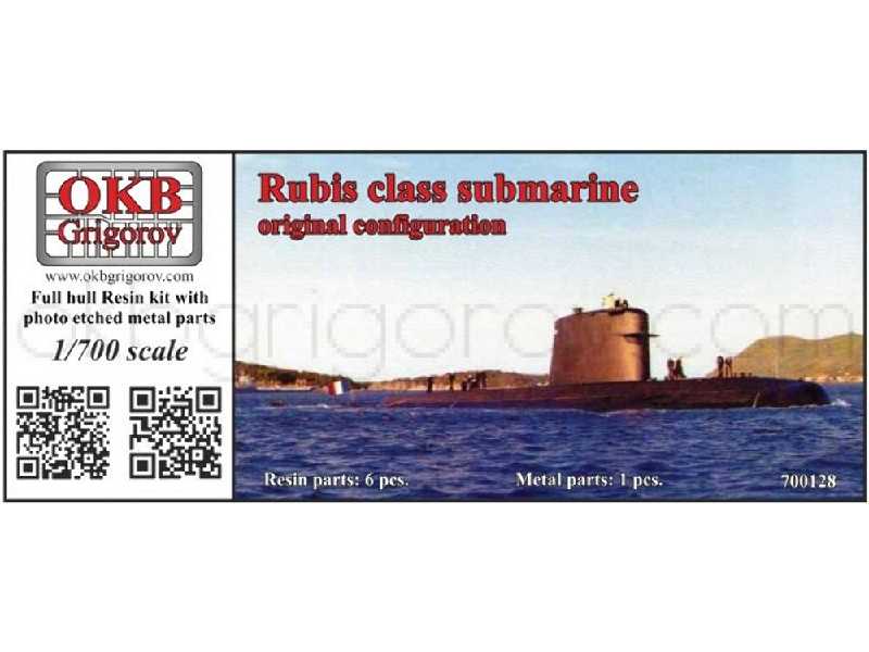 Rubis Class Submarine, Original Configuration - image 1