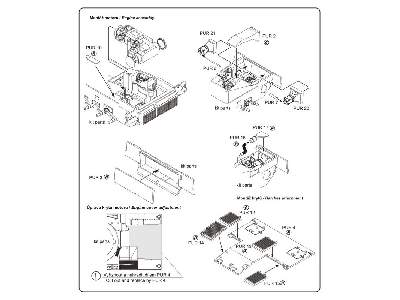 M1A Abrams  Engine set 1/72 for Hasegawa kit - image 3