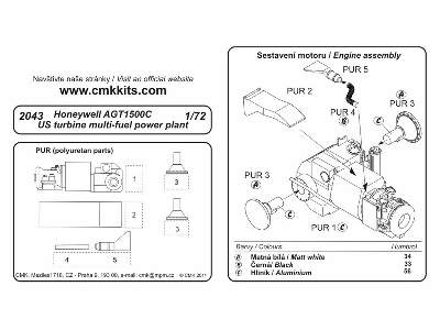 Honeywell AGT1500C - US turbine multi-fuel power plant 1/72 - image 2