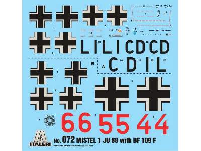 Mistel 1 - JU-88 A4 + Bf-109 F - image 4