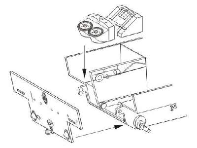 Tiger I Fuel tank&cooler left (Revell) - image 1