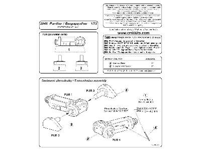 Panther / Bergepanther Transmission set  1/72 - image 2