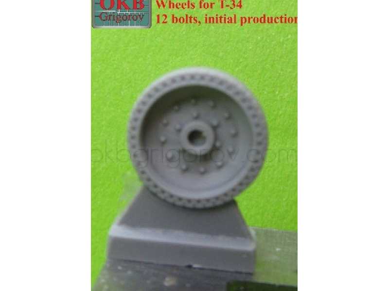 Wheels For T-34,12 Bolts, Initial Production - image 1