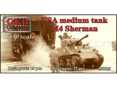 Usa Medium Tank M4 Sherman (5 Pieces) - image 1
