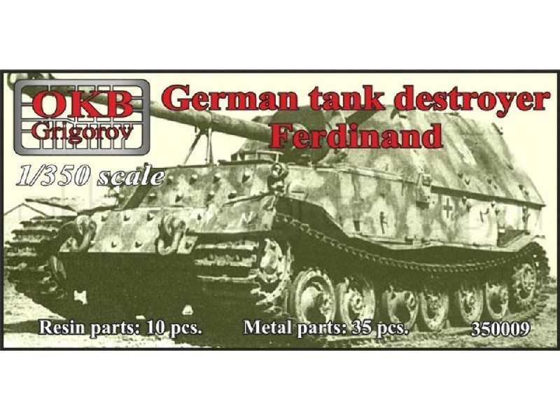 German Tank Destroyer Ferdinand (5 Pieces) - image 1