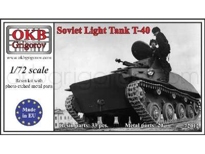 Soviet Light Tank T-40 - image 1