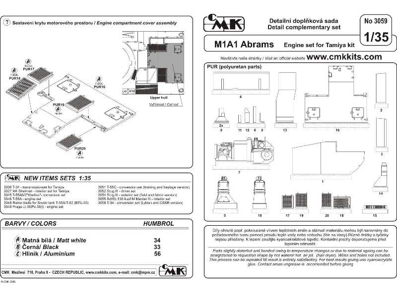 M1A2 Abrams - engine set