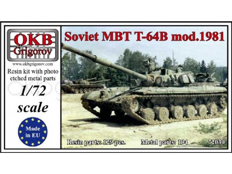 Soviet Mbt T-64b Mod.1981 - image 1 Soviet Mbt T-64b Mod.1981 - image 1