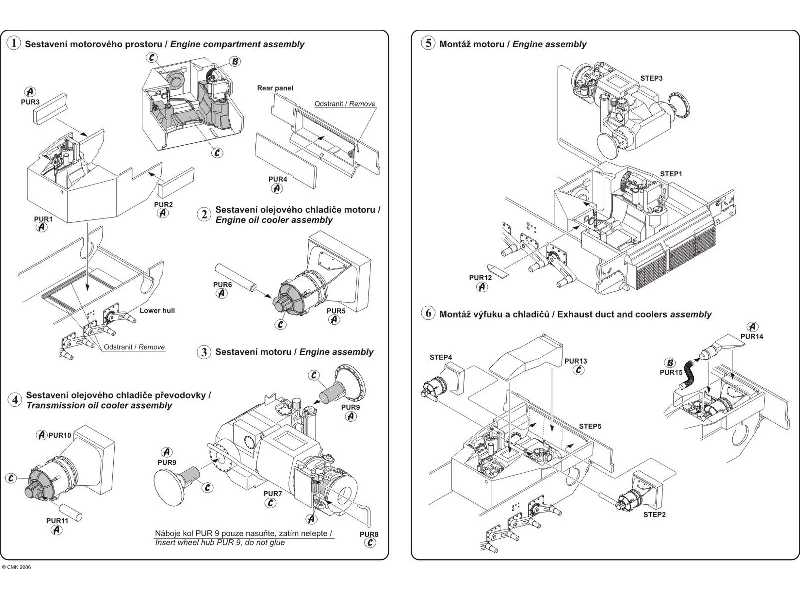 M1A2 Abrams - engine set