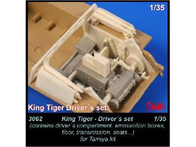 King Tiger Driver´s set (for Tamiya) - image 1