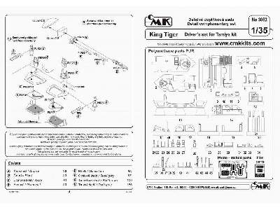 King Tiger Driver´s set (for Tamiya) - image 2
