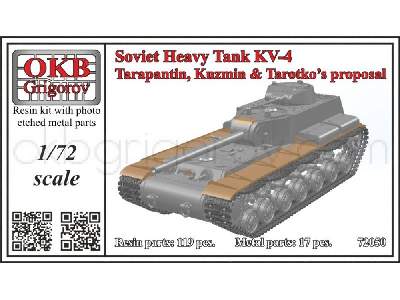 Soviet Heavy Tank Kv-4, Tarapantin, Kuzmin & Tarotko&#8217;s Proposal - image 1