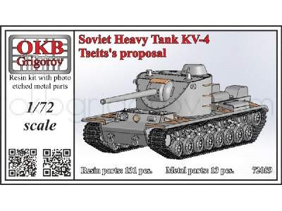 Soviet Heavy Tank Kv-4, Tseits's Proposal - image 1