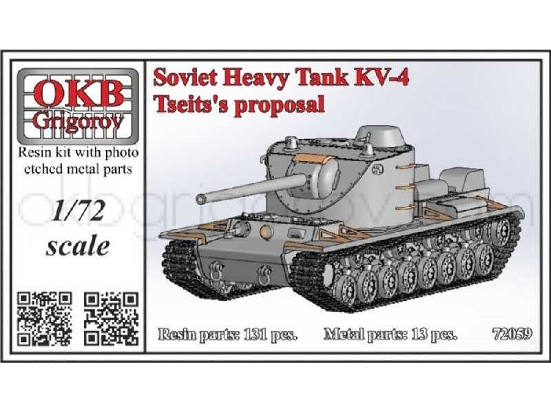 Soviet Heavy Tank Kv-4, Tseits's Proposal - image 1 Soviet Heavy Tank Kv-4, Tseits's Proposal - image 1