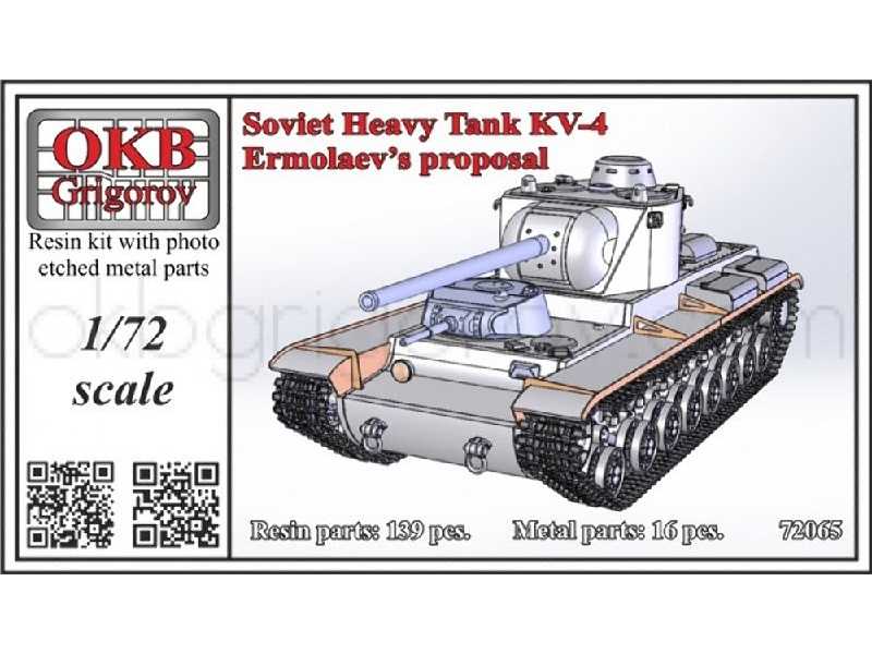 Soviet Heavy Tank Kv-4, Ermolaev&#8217;s Proposal - image 1