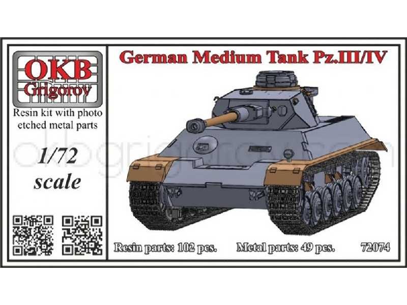 German Medium Tank Pz.Iii/Iv, Ausf.A - image 1 German Medium Tank Pz.Iii/Iv, Ausf.A - image 1