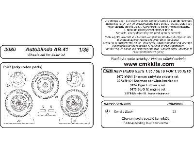 Autoblinda AB.41 Wheels set (Ita) - image 2