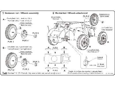 Autoblinda AB.41 Wheels set (Ita) - image 3