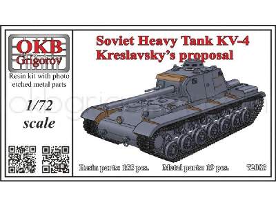 Soviet Heavy Tank Kv-4, Kreslavsky&#8217;s Proposal - image 1