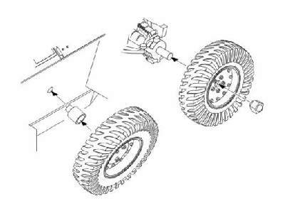 Humber Mk.I Scout Car wheel set - image 1