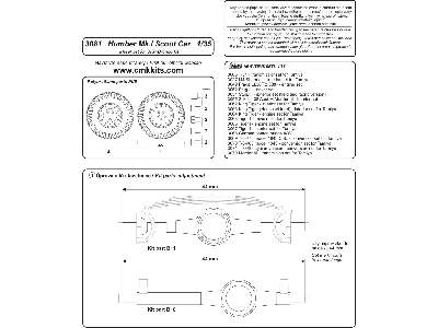 Humber Mk.I Scout Car wheel set - image 2