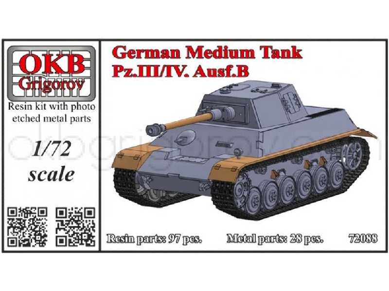 German Medium Tank Pz.Iii/Iv, Ausf.B - image 1