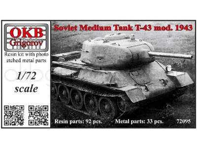 Soviet Medium Tank T-43 Mod. 1943 - image 1