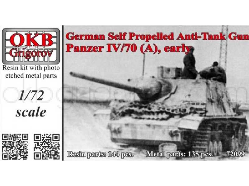 German Self Propelled Anti-tank Gun Panzer Iv/70 (A), Early - image 1 German Self Propelled Anti-tank Gun Panzer Iv/70 (A), Early - image 1