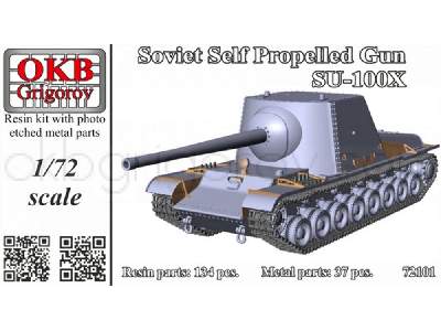 Soviet Self Propelled Gun Su-100x - image 1