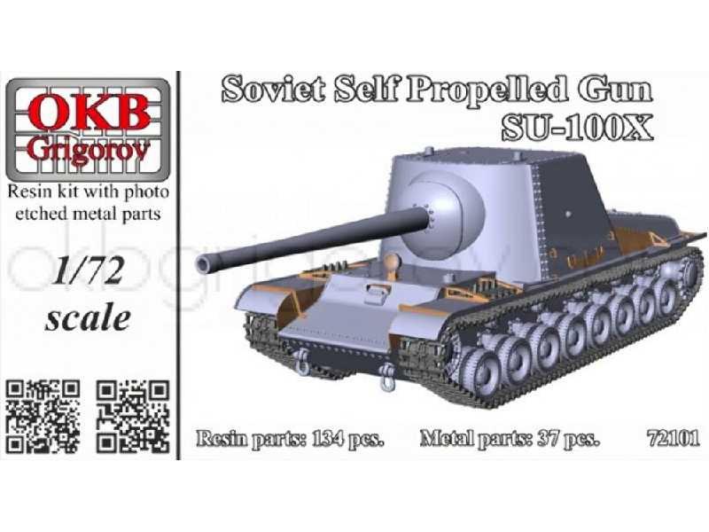 Soviet Self Propelled Gun Su-100x - image 1 Soviet Self Propelled Gun Su-100x - image 1