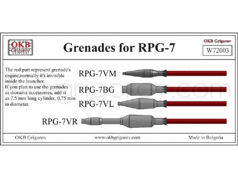 Grenades For Rpg-7 (4 Types) - image 1