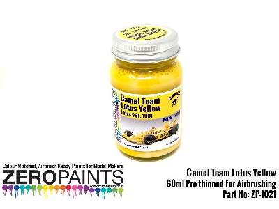 1021 - Team Camel Lotus Yellow (99t -100t) Paint - image 2