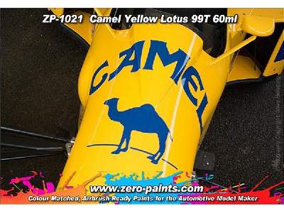 1021 - Team Camel Lotus Yellow (99t -100t) Paint - image 4