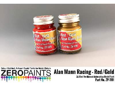 1191 - Alan Mann Racing Paints Red/Gold - image 2
