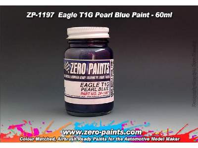 1197 - Eagle T1g Pearl Blue Paint - image 2