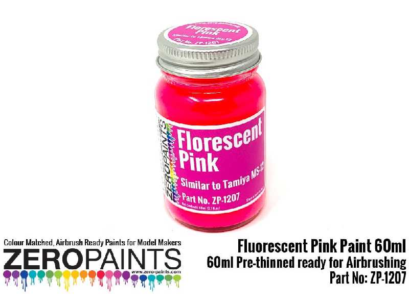 1207 - Fluorescent Pink Paint - image 1