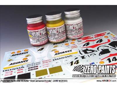1215 - Honda Nsr250 Shell Advance Honda Paint Set - image 1
