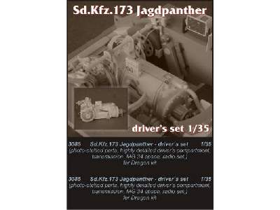 Jagdpanther - driver's set for Dragon - image 1