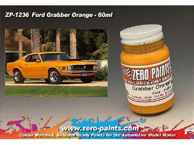 1236 - Ford Grabber Orange Paint - image 1
