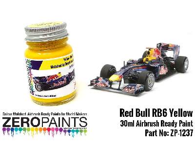 1237 - Yellow (Decal Matched) Red Bull Paint - image 1