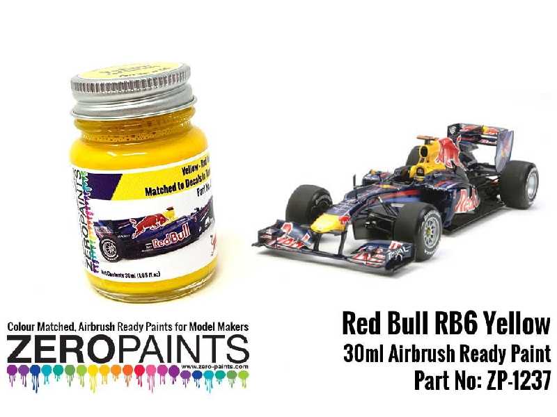1237 - Yellow (Decal Matched) Red Bull Paint - image 1