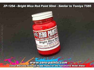 1254 - Bright Mica Red Paint (Similar To Tamiya Ts85) - image 1
