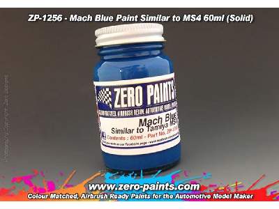 1256 - Mach Blue Paint (Similar To Tamiya Ms4) - image 1